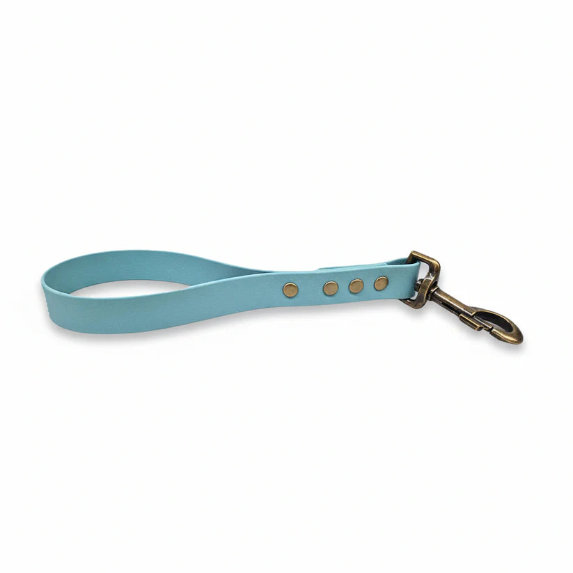 Waterproof biothane duck egg blue traffic handle