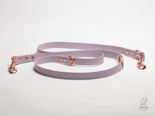 waterproof Training dog leads UK made Dusky Pink