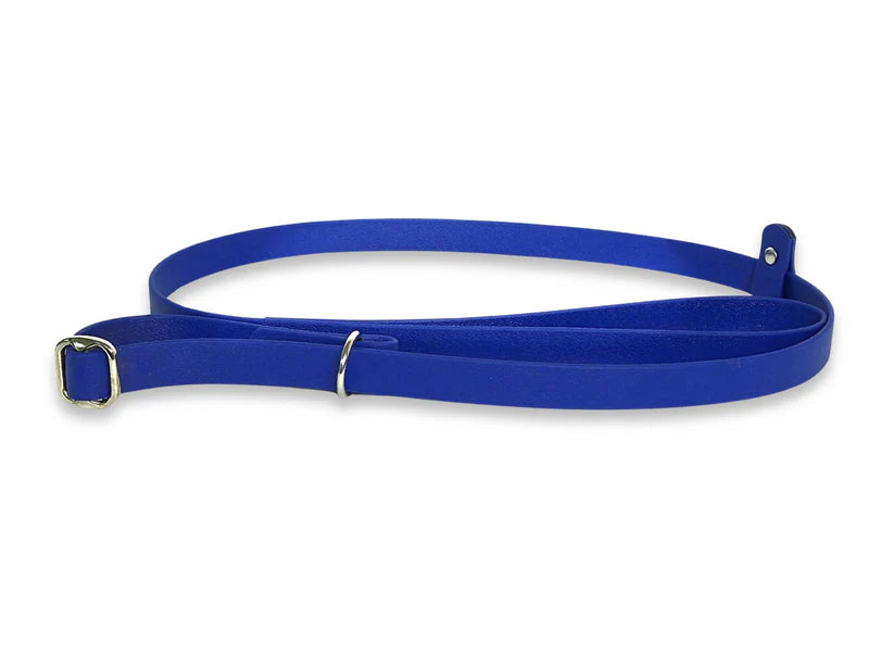 Waterproof Biothane Slip Lead Electric Blue