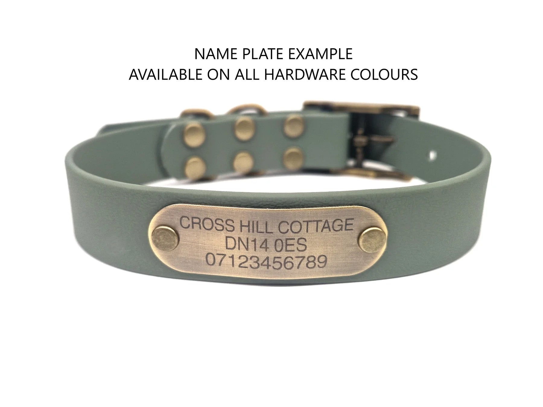 Personalised dog collar