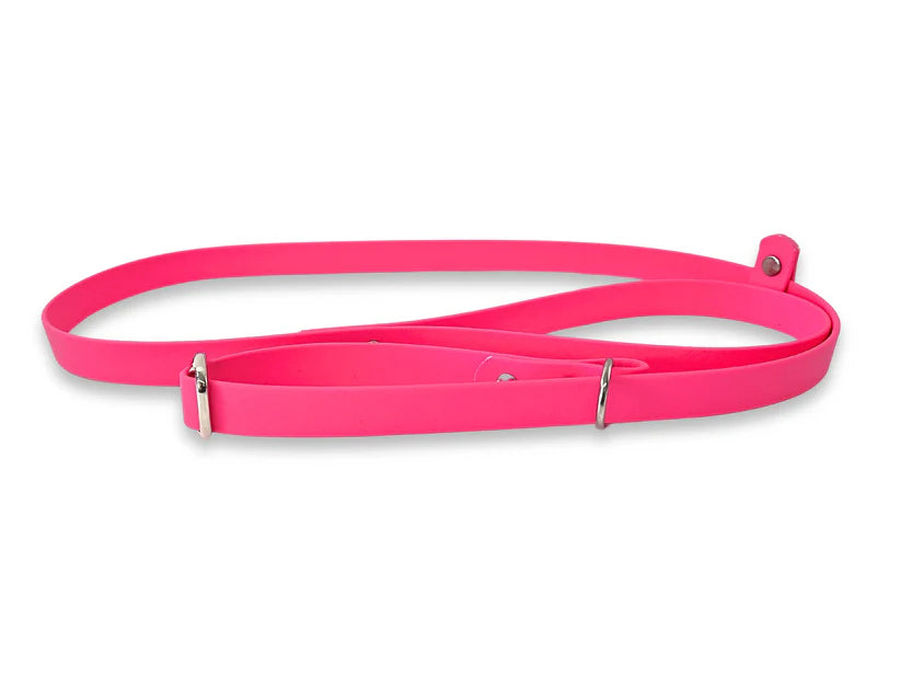 Waterproof Biothane Slip Lead Fuchsia