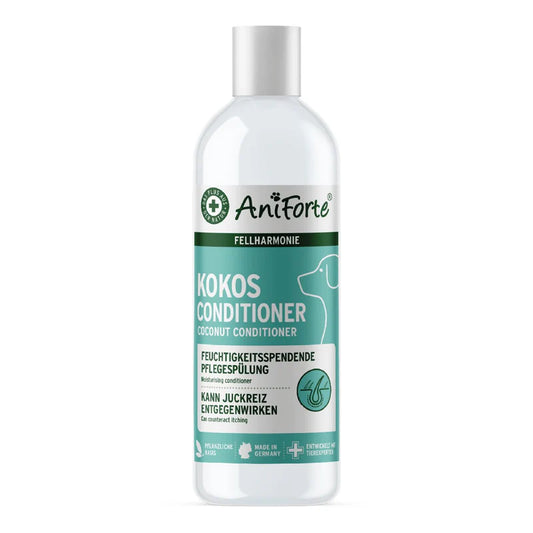 AniForte coconut conditioner bottle on a white background