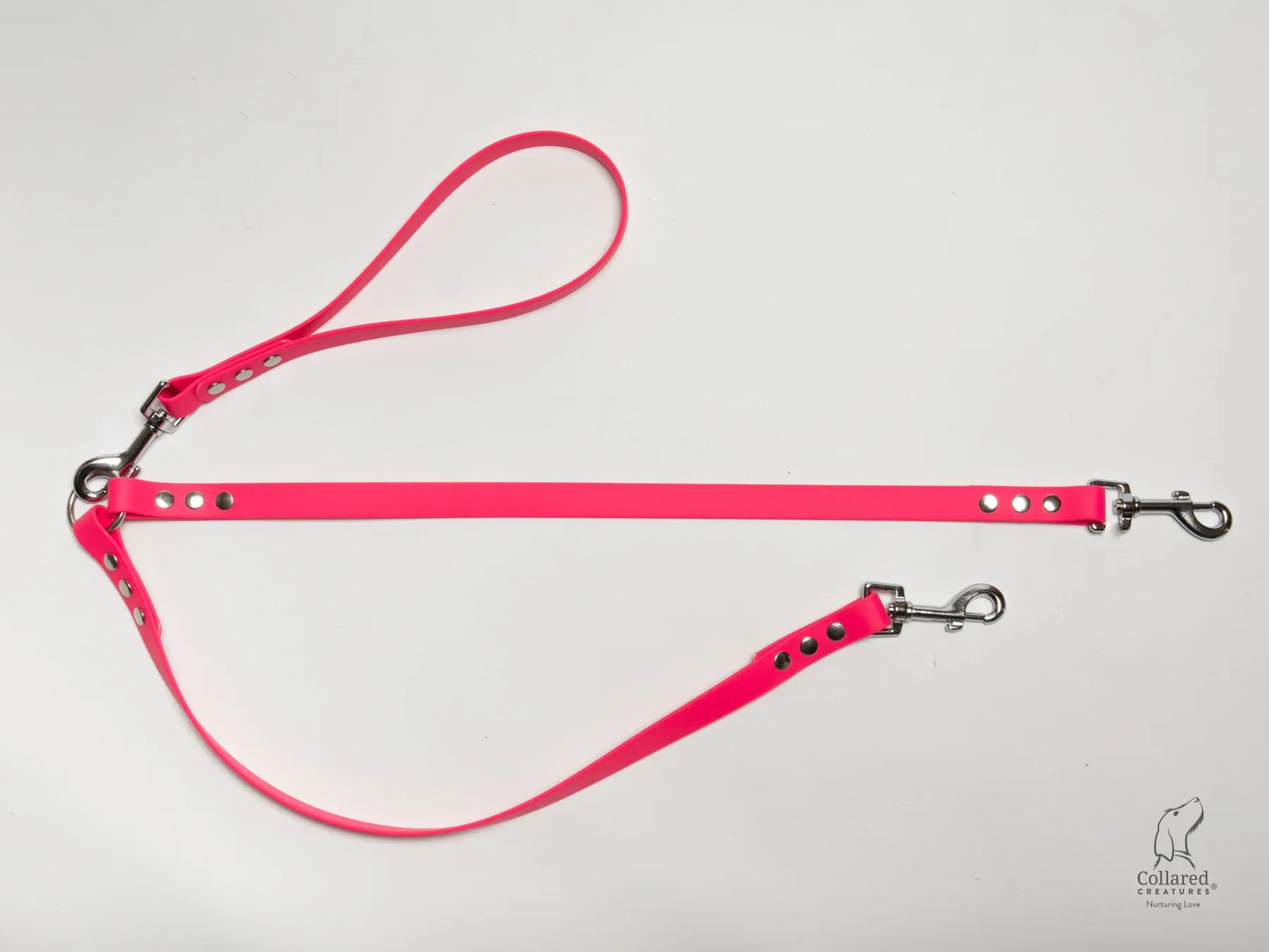 waterproof Split dog leads UK made Fuschia