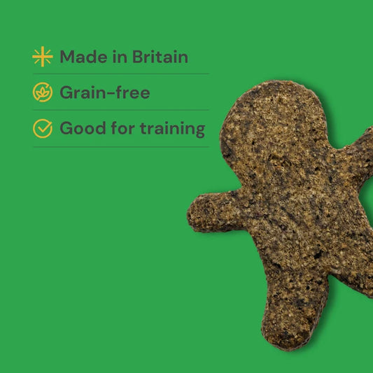 Christmas Gourmet Gingerbread Men dog treats Grain Free