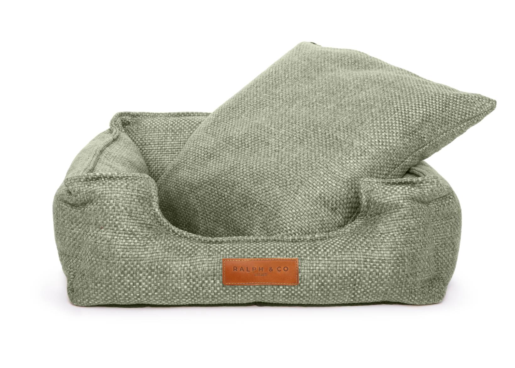Ralph & Co Memory Foam Settee Dog Bed green