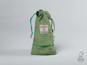 Harris Tweed Green Herringbone treat bag