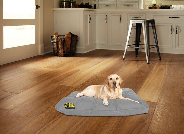 Dog doza waterproof cushion bed grey