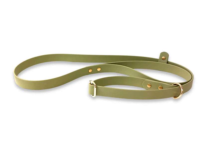 Waterproof Biothane Slip Lead Guacamole