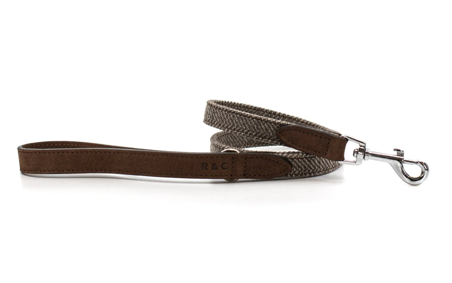 The Lincoln Luxury Tweed & Leather Dog Lead | Ralph & Co
