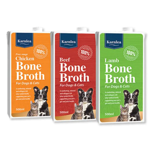 Bone Broth Three Pack Mix & Match Dogs Cats Natural Liquid Collagen Joint Support