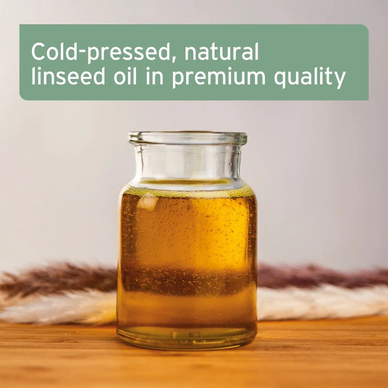 AniForte Linseed Oil for Dogs 1L | Cold Pressed Omega 3 & 6 Premium Quality