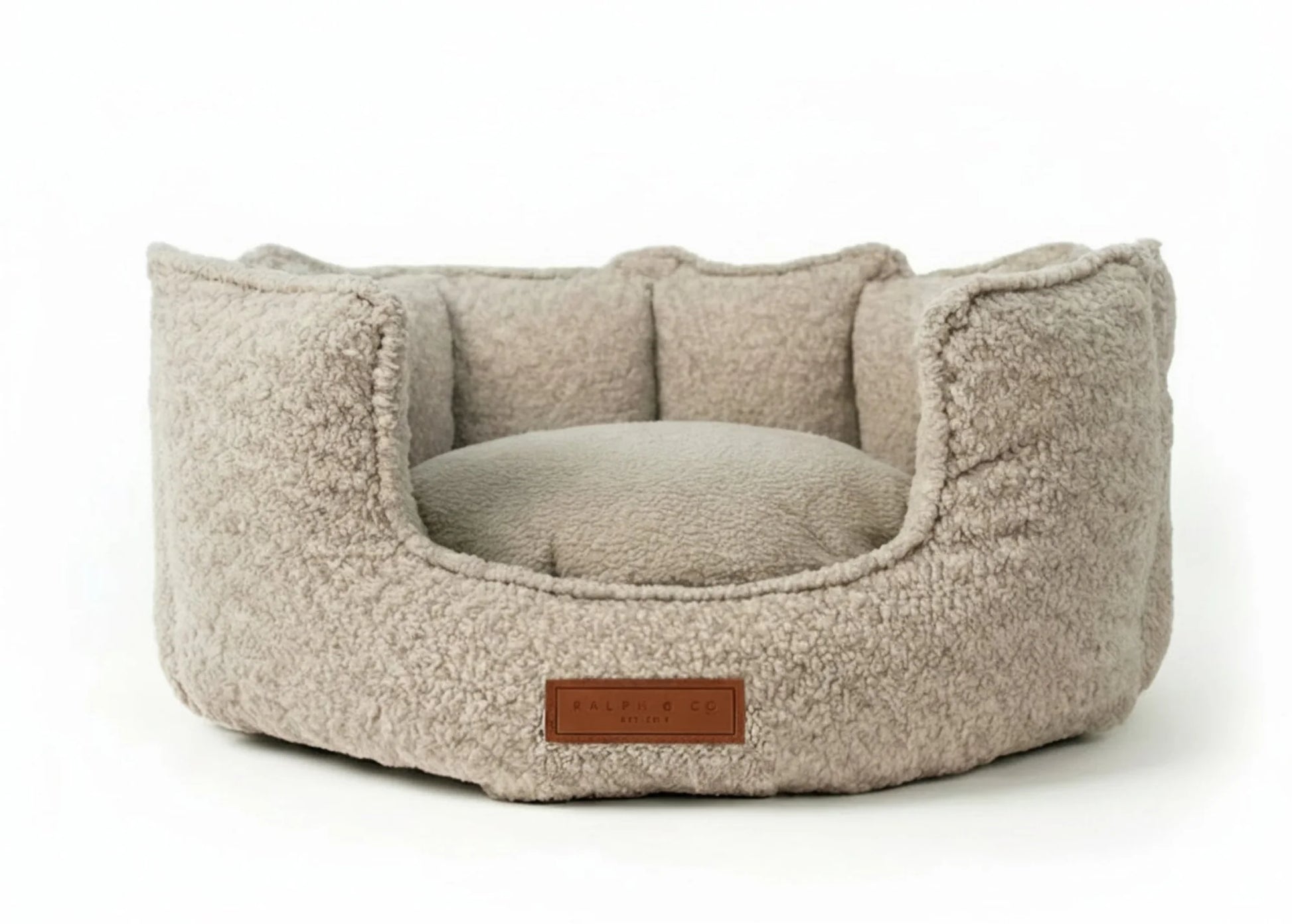 The Cotswold Luxury Boucle High Wall Orthopaedic Dog Bed