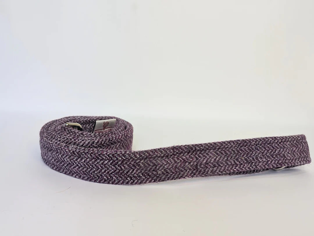 Harris Tweed Magenta & Grey Herringbone  Lead