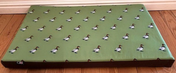 Memory Foam Dog Crash Mat Duck Pattern