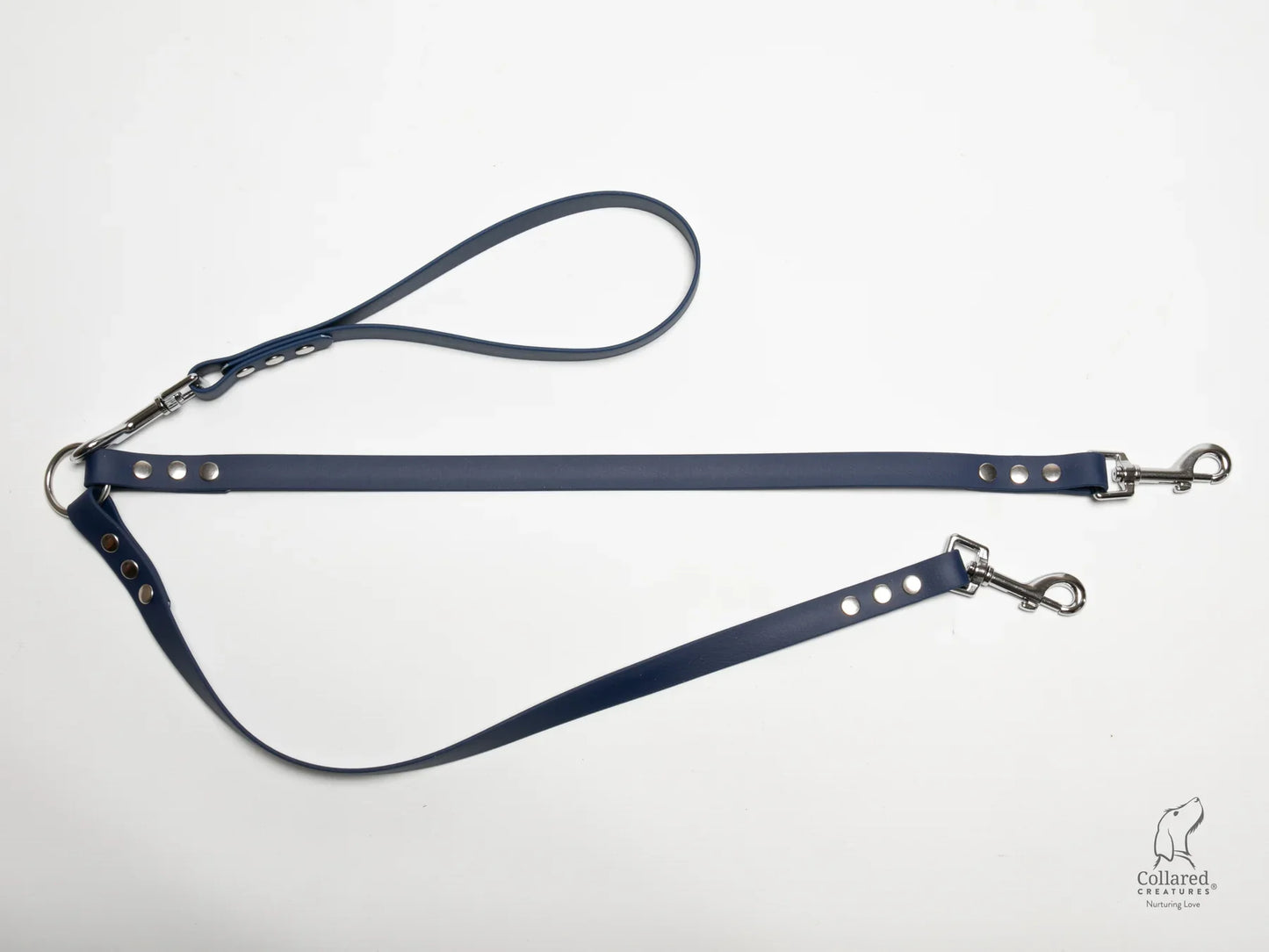 waterproof Split dog leads UK made Navy