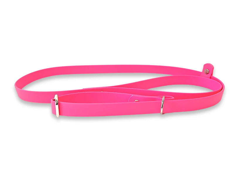 Waterproof Biothane Slip Lead Neon Pink