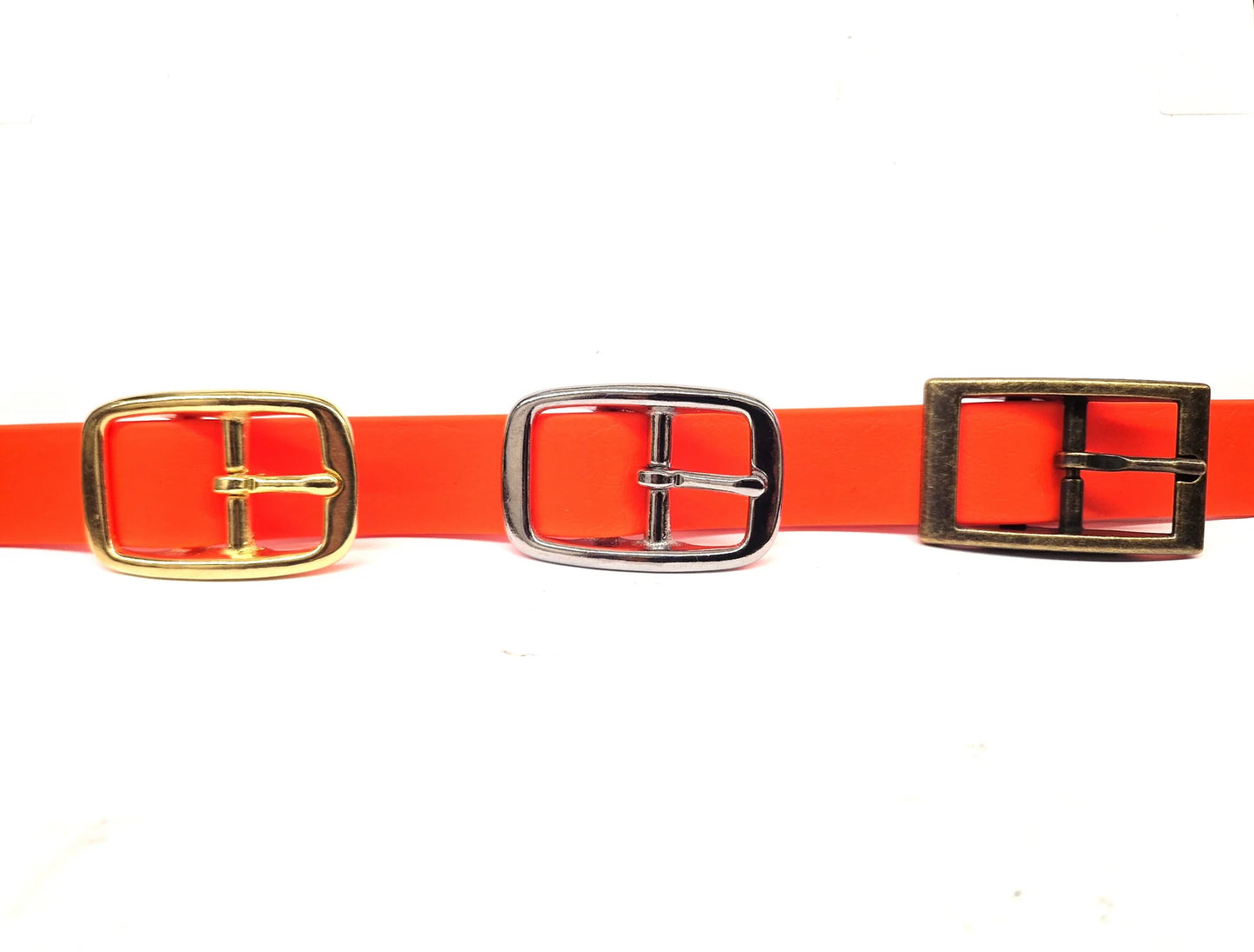 Neon Orange collar buckles