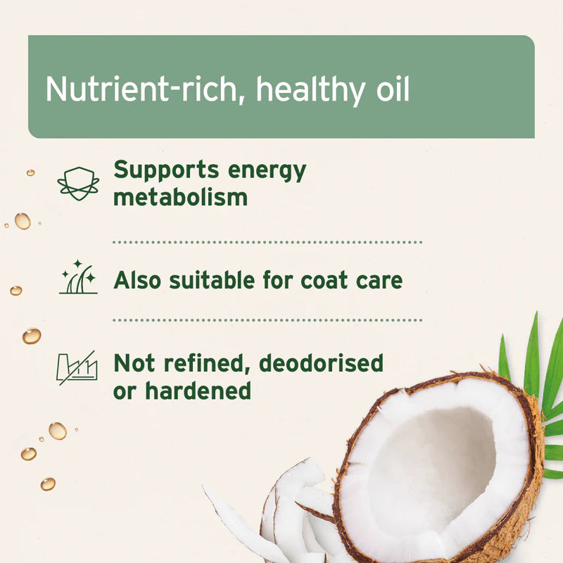 Coconut nutrient-rich, healthy oil for Dogs and cats