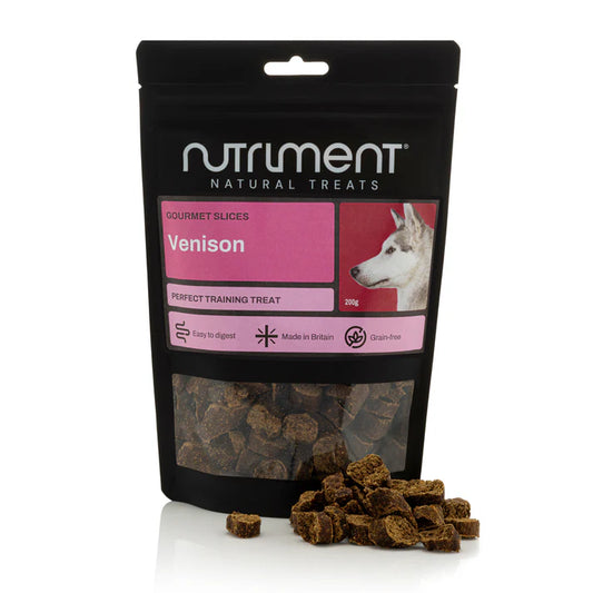 Venison Gourmet Slices for Dogs, Training Treats