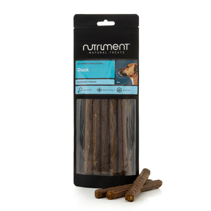 Gourmet 100% Pure Duck Sticks for Dogs | Natural Grain-Free Hypoallergenic Dog Treats