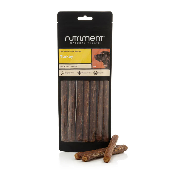 Gourmet 100% Pure Turkey Sticks for Dogs | Natural Grain-Free Hypoallergenic Dog Treats