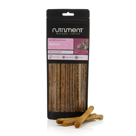 Gourmet 100% Pure Salmon Sticks for Dogs | Natural Grain-Free Hypoallergenic Dog Treats