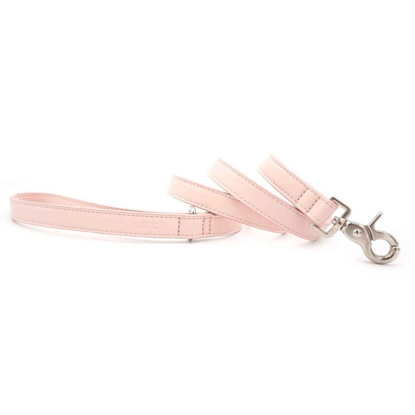 Soft Pink Leather Dog Lead | Vegan Leather | Ralph & Co