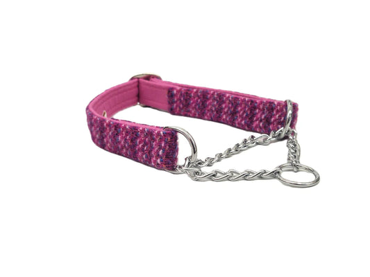 Pink Kaona Martingdale Half Choke Collars 