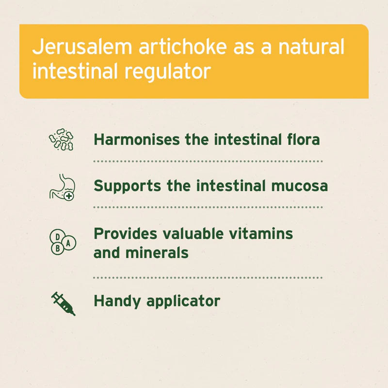 Prebiotic jerusalem artichoke concentrate properties