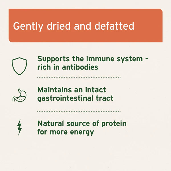 Aniforte colostrum powder properties