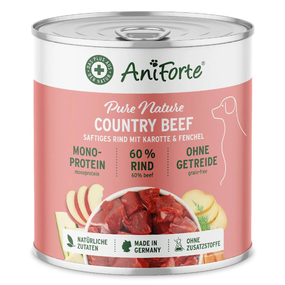 AniForte Country Beef canned dog food  