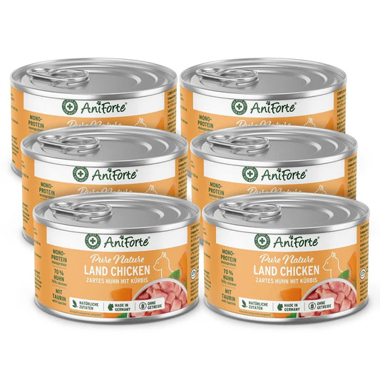 AniForte 'Pure Nature Land Chicken' Cat Food 6 pack of 200g
