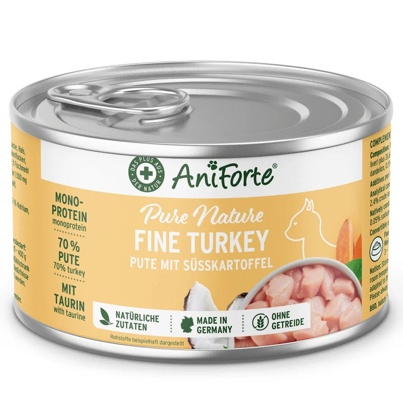 AniForte Pure Nature Fine Turkey Cat Food