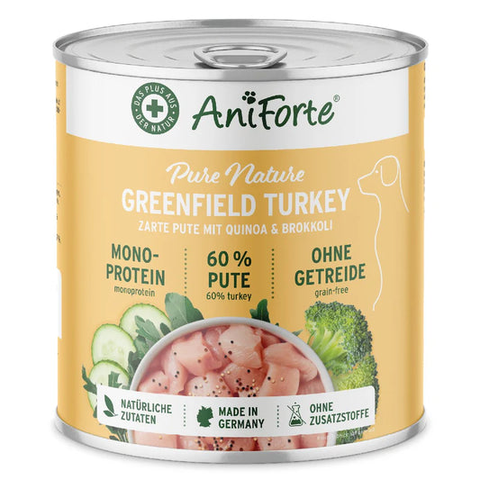 AniForte greenfield turkey can food for pets  
