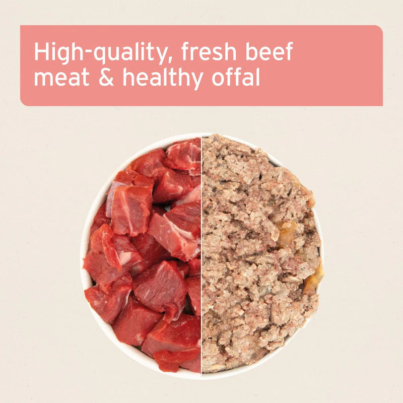 Aniforte Pure Nature Beef natural dog food - premium quality dog food. Fresh Beef & healthy offal