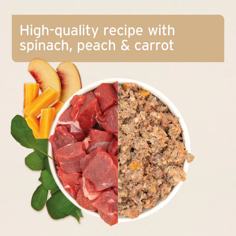 Bufffalo, peach and carrot Dog food