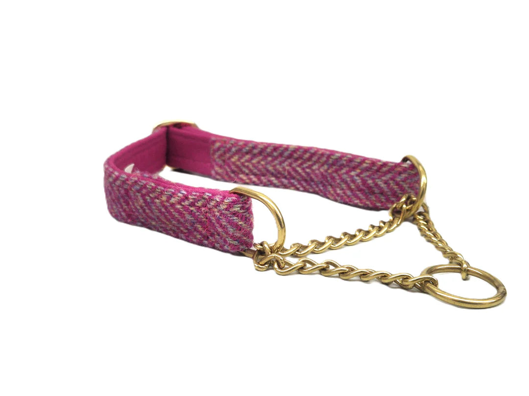 Raspberry Ripple Martingdale Collars 