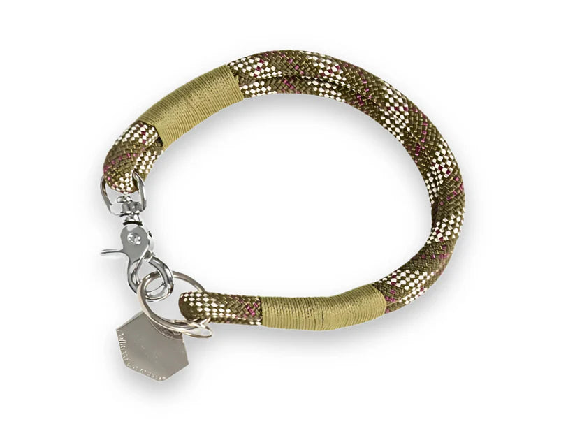 Scottish tweed rope collar