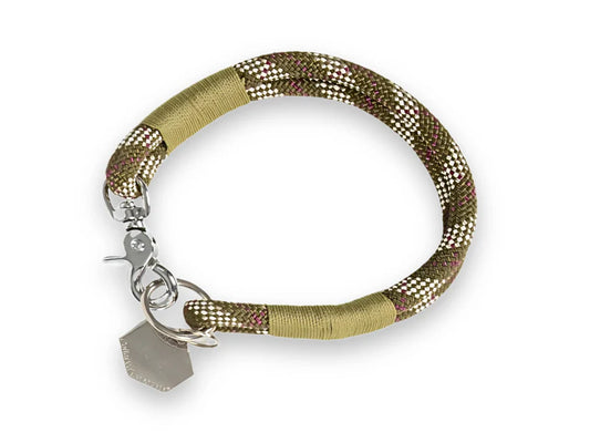 Scottish tweed rope collar