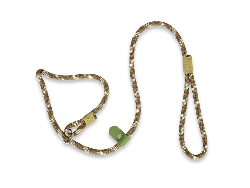 Scottish tweed rope slip lead