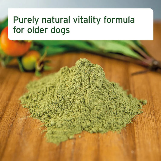 Senior Active – Natural Supplement for Senior Dogs - Purely natural vitality formula for older dogs'.
