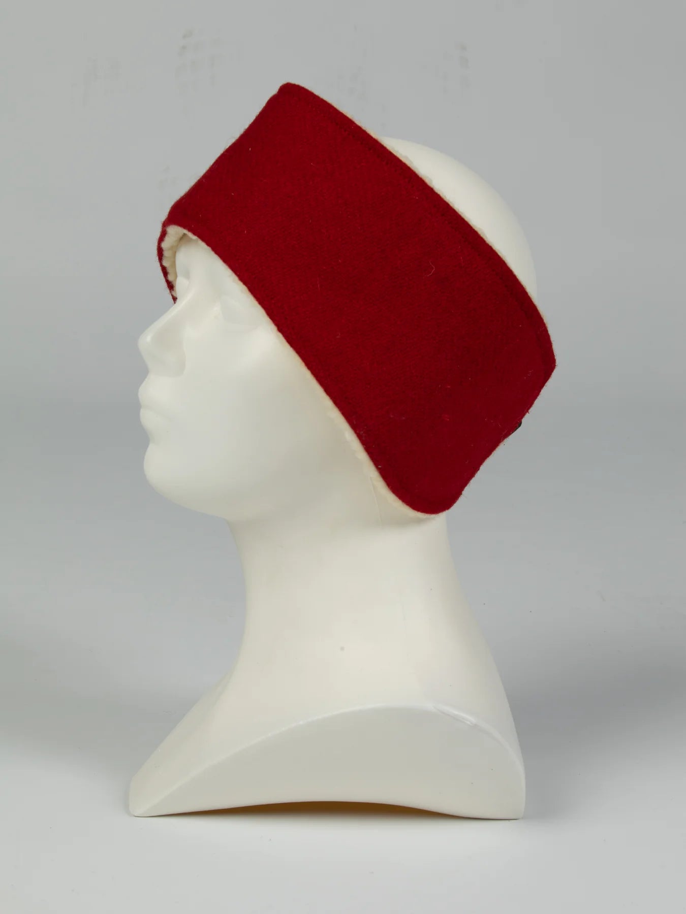 Harris Tweed ladies headband Simply Red