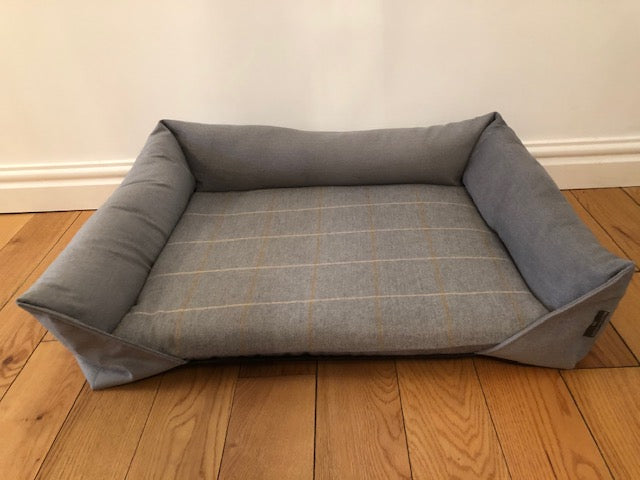 Dog Sofa Bed Banburgh Check Velour