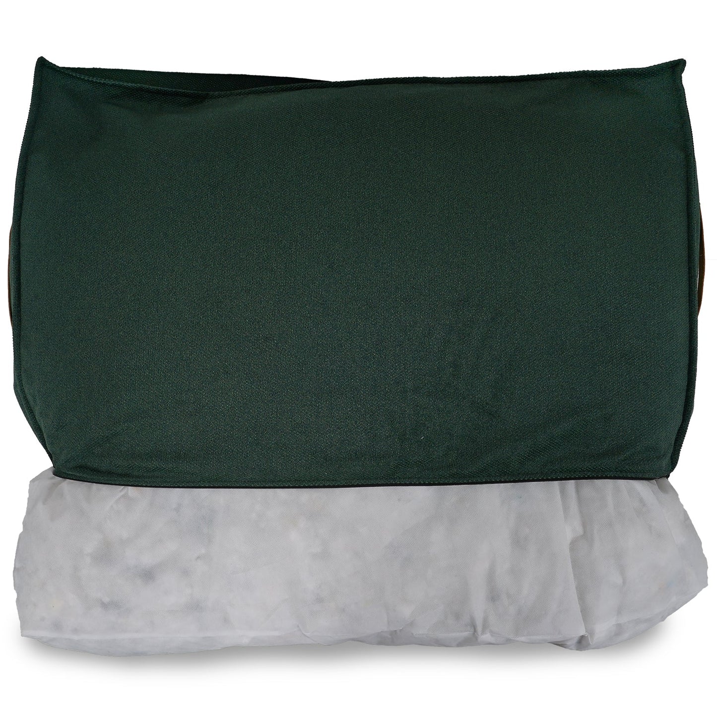 Ralph & Co Richmond Luxury Green Stonewashed Dog Bed with removable washable cover