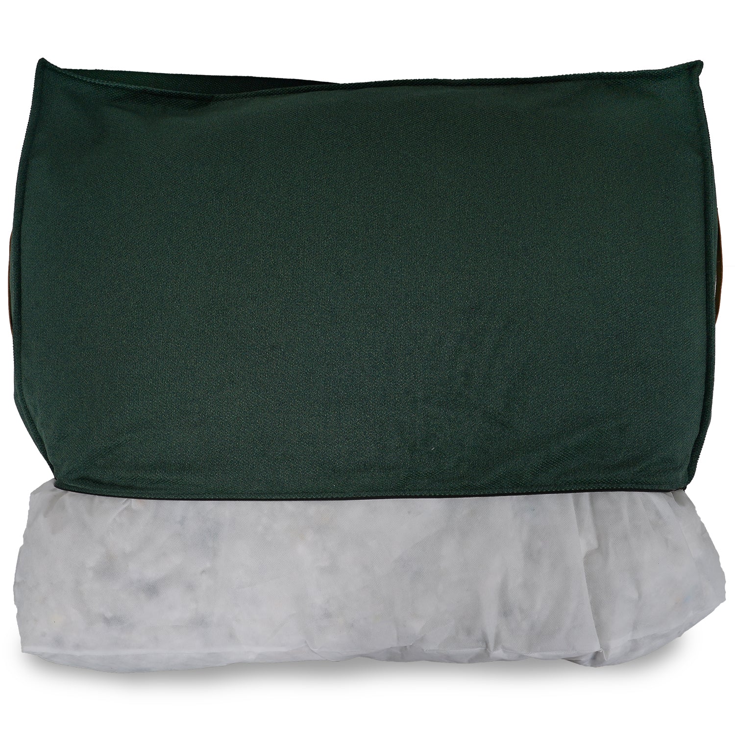 Ralph & Co Richmond Luxury Green Stonewashed Dog Bed with removable washable cover