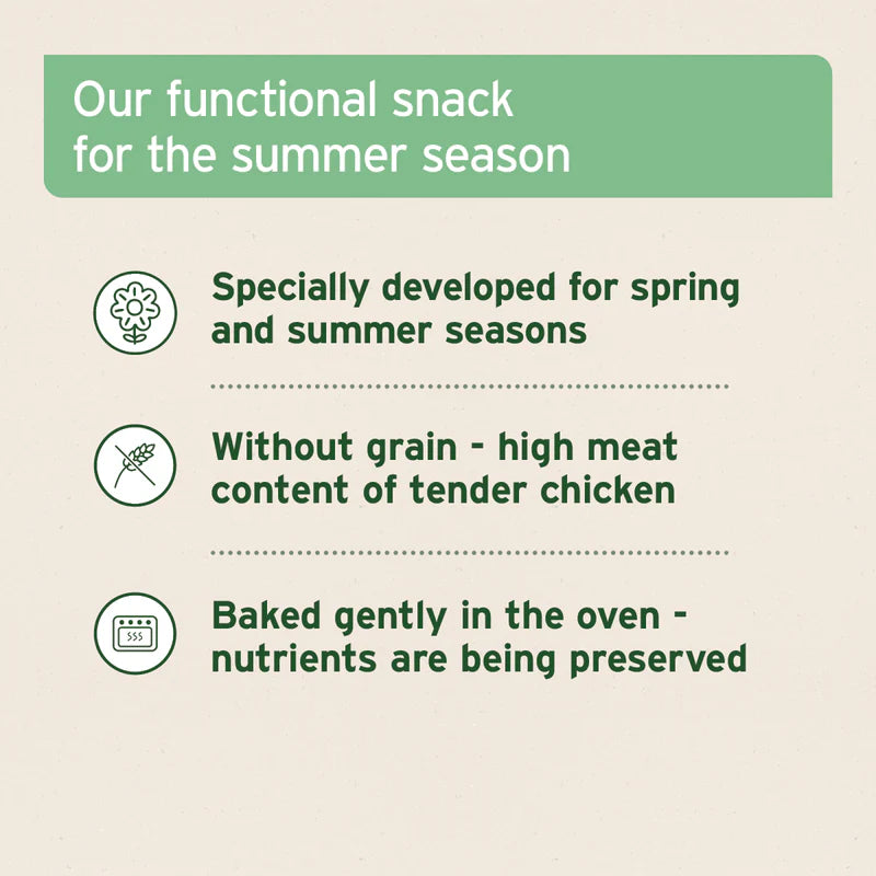 AniForte® Summer Season Snack – Natural Grain-Free Dog Treats for Pollen, Tick & Flea Season