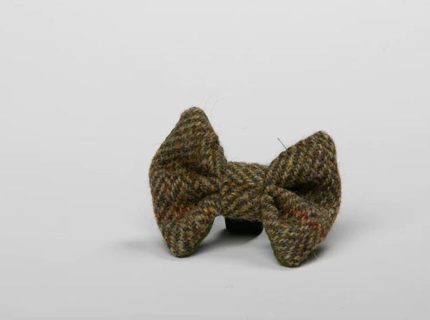Harris tweed Dog Bow Tie Totally Traditional