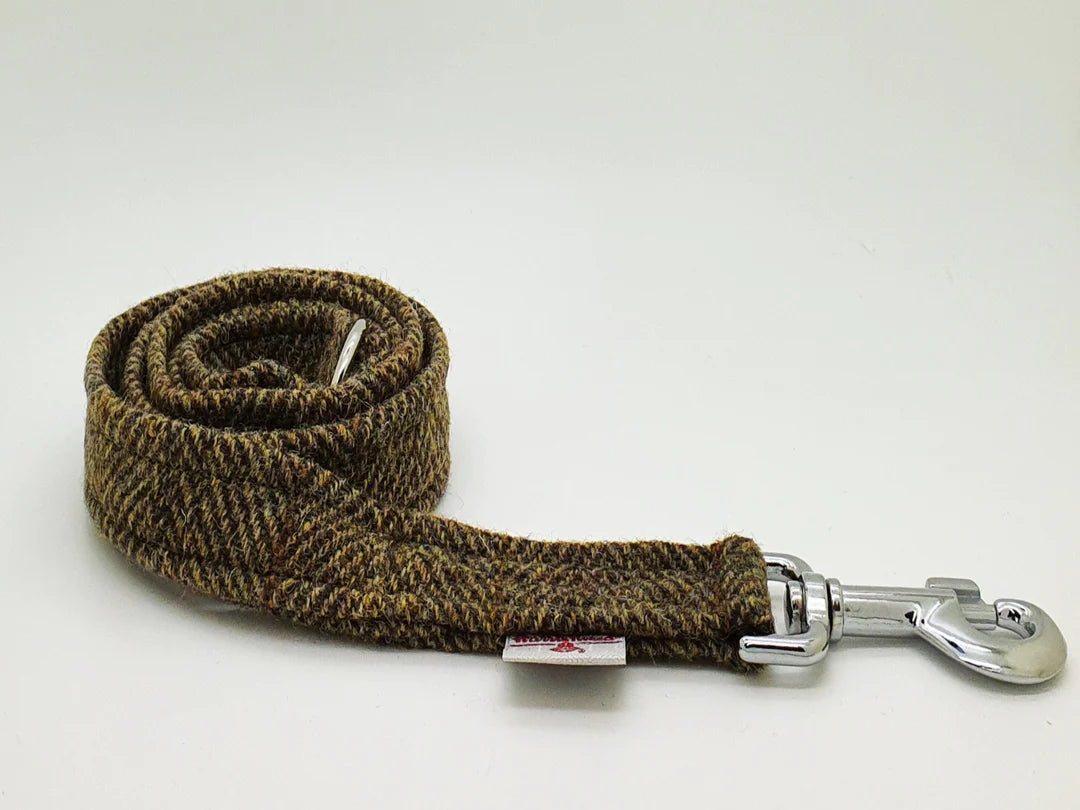 Harris Tweed Totally Traditional Herringbone Buckle Dog Lead