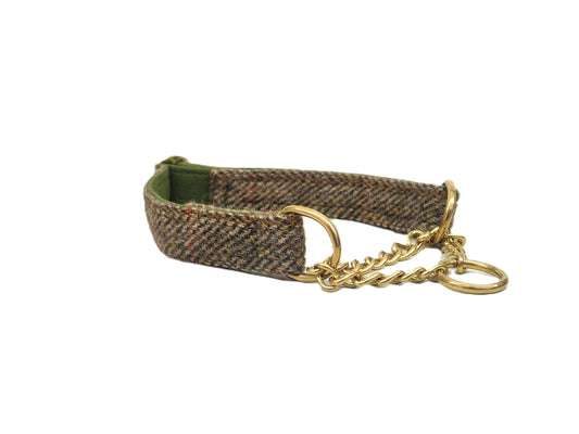 Totall Tradtional Herringbone Martingdale Half Choke Collar