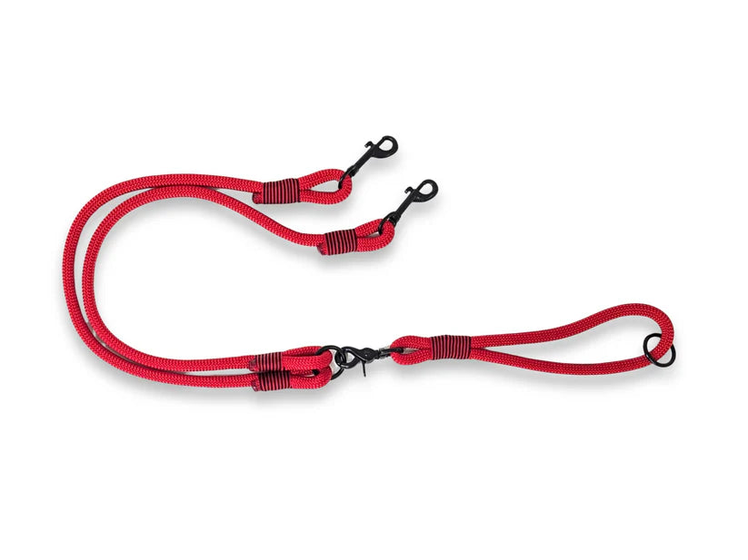 Vibrant Red rope split lead / Coupler lead